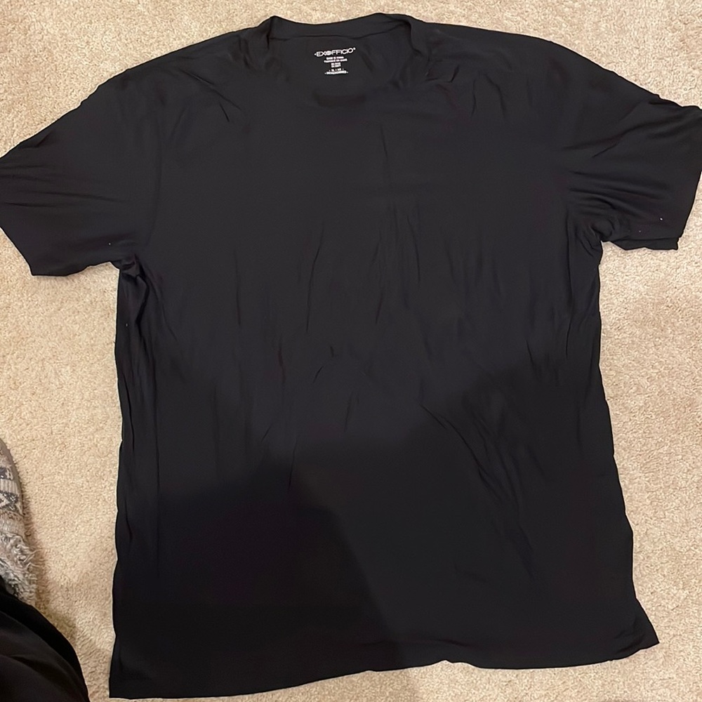 Exofficio, tshirt, men’s, XL size, black color